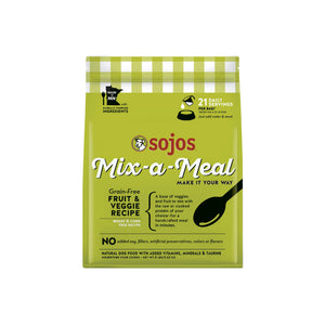 Sojos Mix-A-Meal Fruit & Veggie Pre-Mix Grain-Free Dehydrated Dog Food