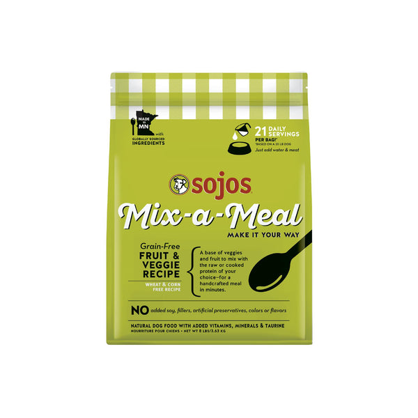 Sojos Mix-A-Meal Fruit & Veggie Pre-Mix Grain-Free Dehydrated Dog Food