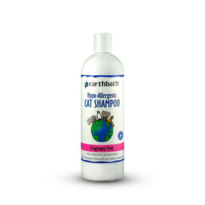 Earthbath Shampooing hypoallergénique pour chat sans parfum, 16 oz