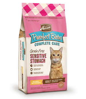Merrick Purrfect Bistro Complete Care Grain Free Sensitive Stomach Recipe Dry Cat Food