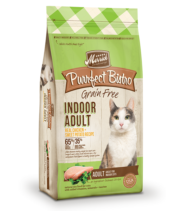 Merrick Purrfect Bistro Grain-Free Indoor Adult Chicken & Sweet Potato Recipe Dry Cat Food