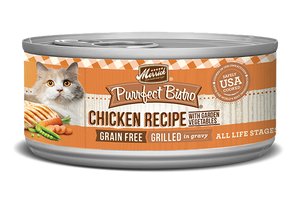 Merrick Purrfect Bistro Recette Poulet et Légumes Nourriture humide pour chats