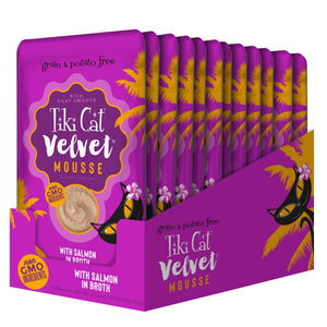 Tiki Cat Velvet Mousse Wild Salmon Wet Cat Food