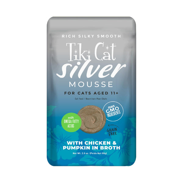 Tiki Cat Velvet Mousse Senior Chicken & Pumpkin Wet Cat Food