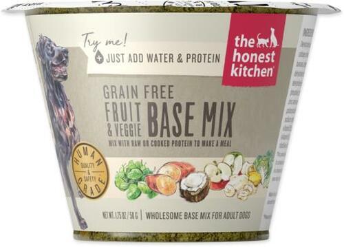The Honest Kitchen Fruit & Veggie Base Mix Grain-Free Dehydrated Dog Food
