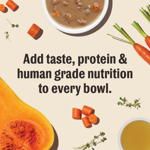 The Honest Kitchen Bone Broth Pour Overs Turkey & Salmon Stew Dog Food Topper