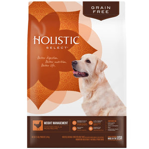 Holistic Select Weight Management Chicken Meal & Peas Recipe Dry Dog Food