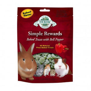 Oxbow Simple Rewards Bell Pepper Baked Treat, 3-oz