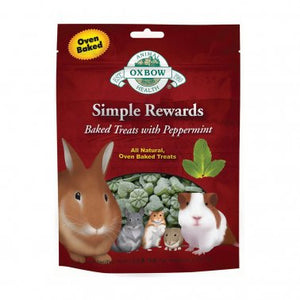 Oxbow Simple Rewards Peppermint Baked Treat, 3-oz
