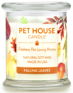 Pet House Autumn Candle, Falling Leaves, 9-oz