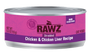 RAWZ Cat Chicken & Chicken Liver Shredded Wet Cat Food Can