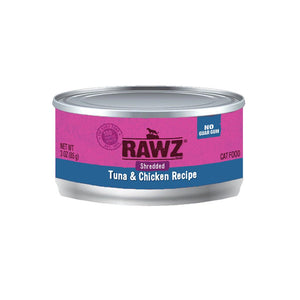 RAWZ Tuna & Chicken Shredded Wet Cat Food Can