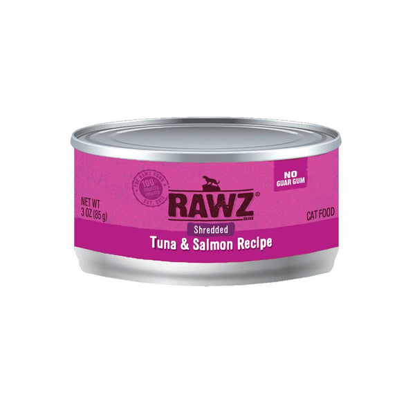 RAWZ Tuna & Salmon Shredded Wet Cat Food Can