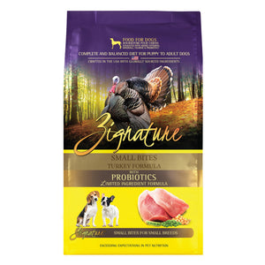 Zignature Small Bites Turkey Formula Dry Dog Food