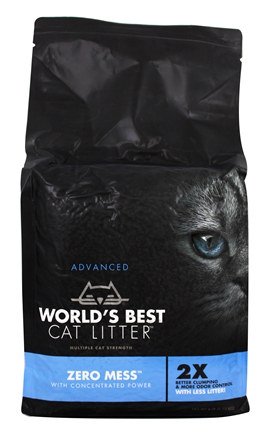 World's Best Zero Mess Litière pour chats avancée