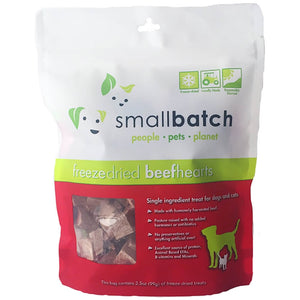 Smallbatch Treats Freeze-Dried Beef Hearts, 3.5-oz