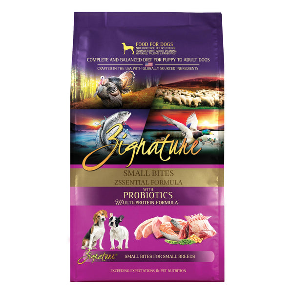 Zignature Small Bites Zssential Formula Dry Dog Food