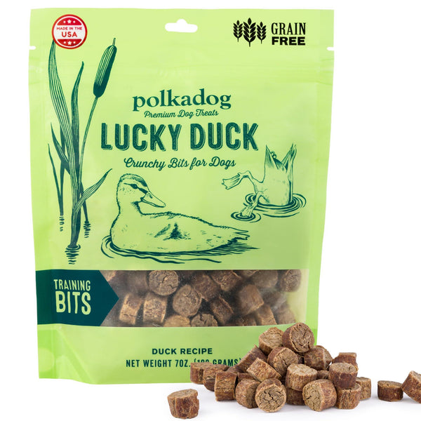 Polkadog Lucky Duck Friandise d'entraînement Sans céréales pour chiens