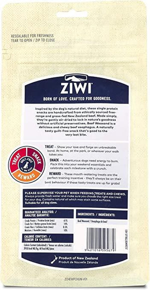 ZIWI Beef Weasand Air-Dried Dog Treats, 2.5-oz|72-g
