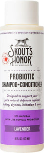 Skout's Honor Probiotic Lavender Pet Shampoo & Conditioner, 16-oz