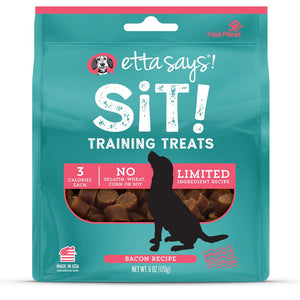 Etta Says! SiT! Bacon Dog Training Treats, 6-oz