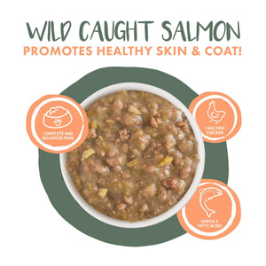 Weruva Ragoût pour chat Stir the Pot Dîner Agneau, Poulet et Saumon en Sauce Sachet de nourriture humide pour chats