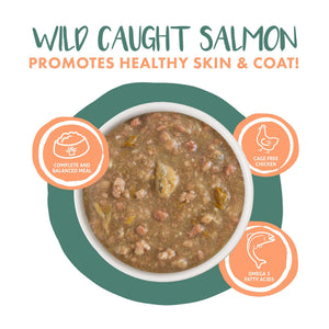 Weruva Ragoût pour chat Simmer Down Dîner dinde, poulet et saumon en sauce Sachet de nourriture humide pour chats