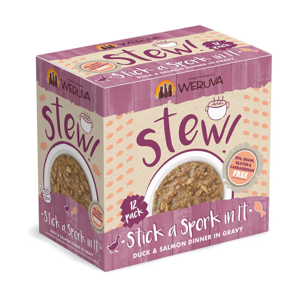 Weruva Ragoût pour chat Stick a Spork in It Dîner Canard & Saumon en sauce Sachet de nourriture humide pour chats