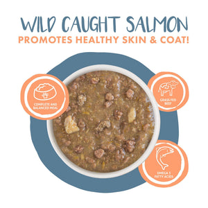 Weruva Ragoût pour chat Kettle Call Dîner Bœuf, Poulet et Saumon en Sauce Sachet de nourriture humide pour chats
