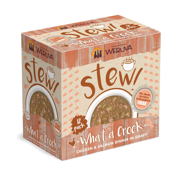 Weruva Ragoût Pour Chats What a Crock Dîner Poulet & Saumon en Sauce Sachet de nourriture humide pour chats