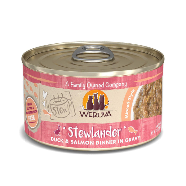 Weruva Cat Stew Stewlander Canard & Saumon au Gravy Pâtée humide pour chats