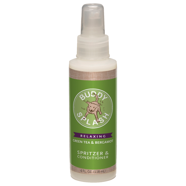 Buddy Splash Relaxing Green Tea & Bergamot Spritzer & Conditioner for Dogs, 4-oz
