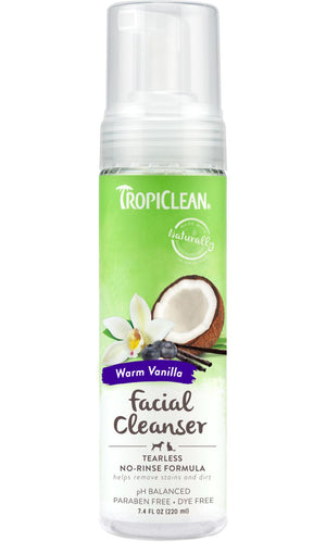 Tropiclean Waterless Facial Cleanser for Pets, 7.4-oz