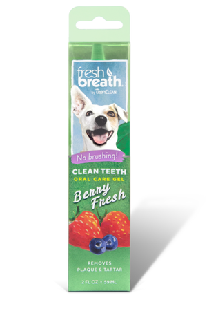 Tropiclean Oral Care Gel With Berry Flavoring For Dogs, 2-oz