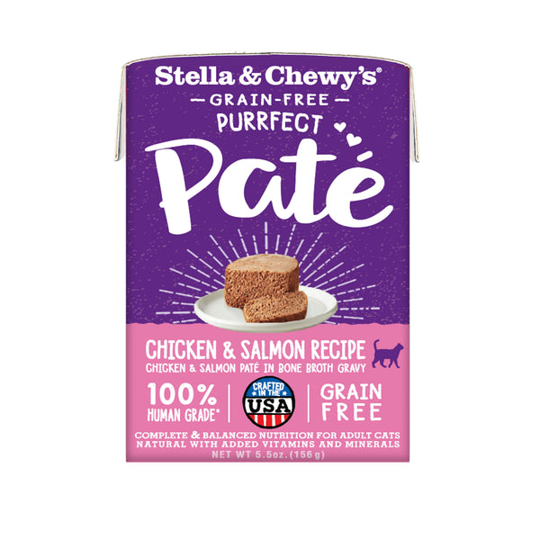 Stella & Chewy's Purrfect Pat Mélange poulet et saumon Nourriture humide pour chats