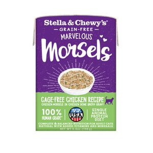 Stella & Chewy's Marvelous Morsels recette poulet élevé sans cage nourriture humide pour chats