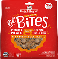 Stella & Chewy's Lil' Bites Itty Bitty Boeuf Nourriture pour chiens lyophilisée, 7 oz