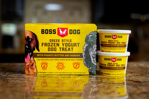 Boss Dog PB & Banana Frozen Yogurt Dog Treats