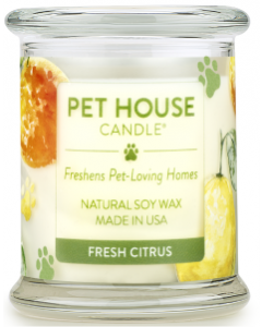 Pet House Year Round Candle, Fresh Citrus, 9-oz