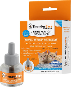 ThunderEase Multi-Cat Calming Diffuser Refill