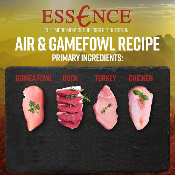 Essence Air & Gamefowl Croquettes pour chiens sans céréales
