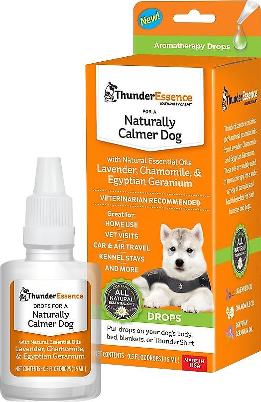 Gouttes calmantes pour chiens ThunderEssence, flacon de 0,5 oz