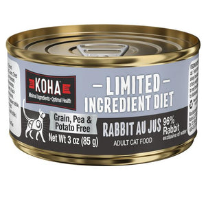 KOHA Limited Ingredient Diet Rabbit Au Jus Wet Cat Food Can