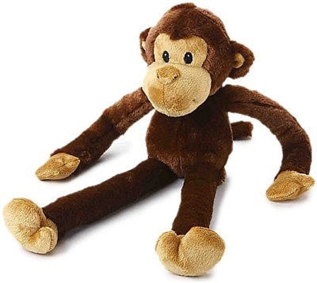 Multipet Swingin Monkey Dog Toy, 22-in