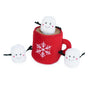 ZippyPaws Burrows Hot Cocoa & Marshmallow Dog Toy, 7 x 5 x 5 in