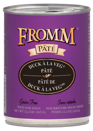 Fromm Duck A La Veg Pate Canned Dog Food
