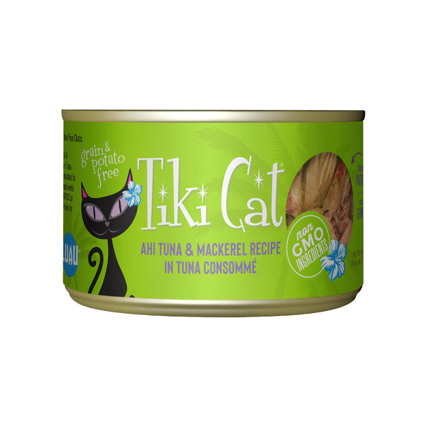 Tiki Cat Luau Ahi Tuna & Mackerel Recipe in Tuna Consomme