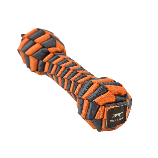 Tall Tails Braided Bone Dog Toy, Orange