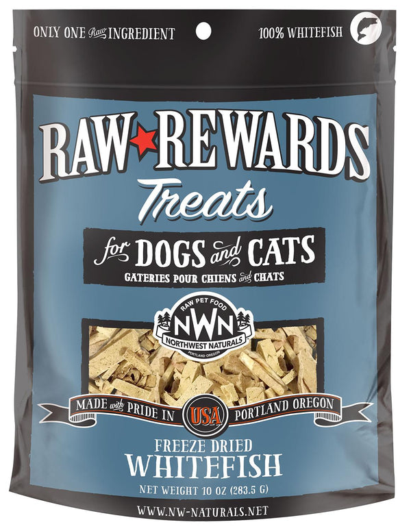 Northwest Naturals Raw Rewards Whitefish Freeze Dried Dog & Cat Treats