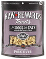 Northwest Naturals Raw Rewards Pork Liver Freeze-Dried Dog & Cat Treats, 10-oz